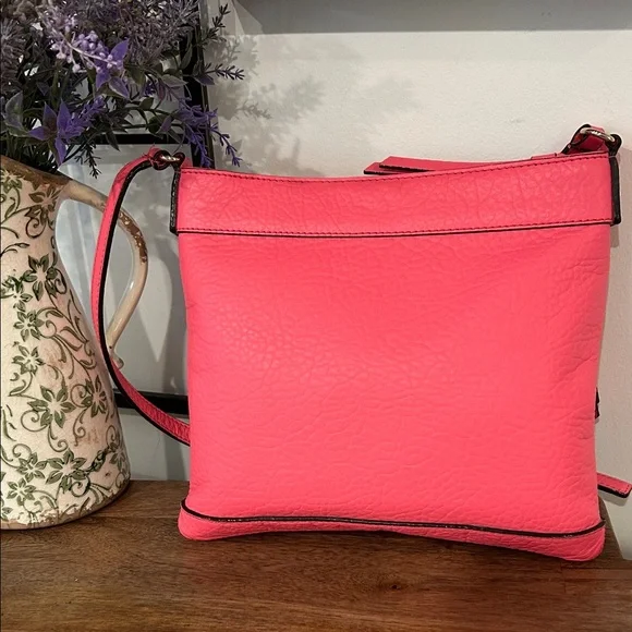 kate spade Hot Pink Perforated Crossbody Bag - Picture 2 of 4